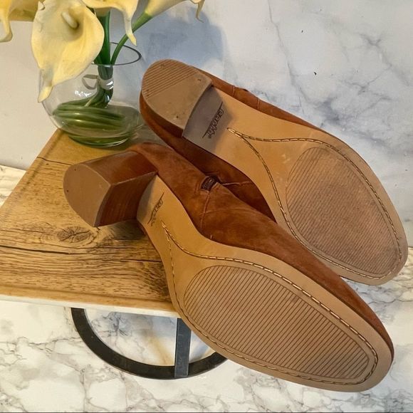 Earth Sparta Cinnamon Suede Leather Ankle Boots Size 8.5 NWOT - Picture 6 of 10